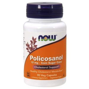 Поликозанол (Policosanol), Now Foods, 10 мг, 90 капсу