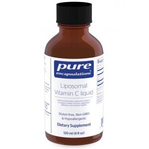 Витамин С липосомальный, Liposomal Vitamin C, Pure Encapsulations, жидкость, 120 мл