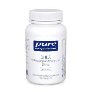 ДГЭА, DHEA, Pure Encapsulations, 25 мг, 180 капсул
