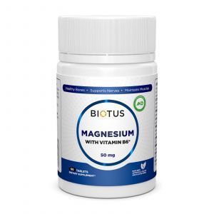 Magneziu cu Vitamina B6, Biotus, 60 Tablete