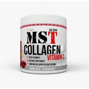 Коллаген и витамин С, вкус вишня, Collagen + Vitamin C, MST, 390 г