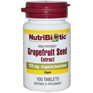 Extract de semințe de grapefruit, NutriBiotic, 100 de tablete