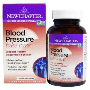 Поддержка артериального давления, Blood Pressure, New Chapter, 30 капсул