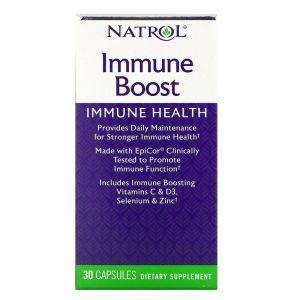 Укрепление иммунитета с эпикором, Immune Boost, Natrol, 30 капсул