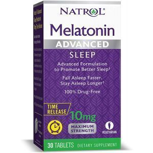 Мелатонин, Melatonin, Natrol, 3 мг, 120 таб.