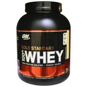 Сывороточный протеин (Whey Gold Standard), Optimum Nutrition, со вкусом французского ванильного крема, 2.27 кг