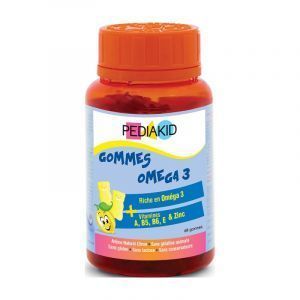 Omega 3 pentru copii, Radiergummis Omega 3, Pediakid, 60 de gumii