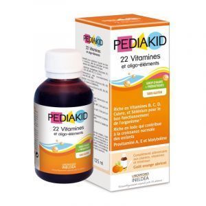 Multivitamine pentru copii, sirop, 22 vitamine si minerale, Pediakid, 125 ml