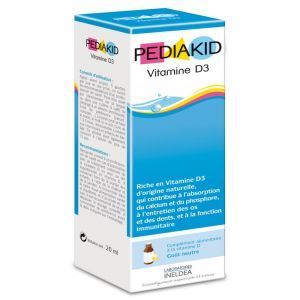 Vitamina D3, pentru copii, Vitamina D3, Pediakid, 20 ml