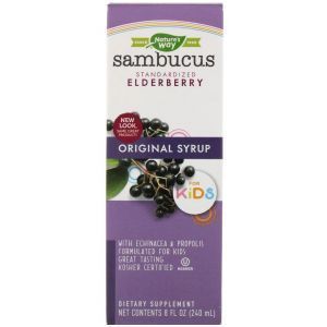 Black Elderberry, Sambucus For Kids, Nature's Way, pentru copii, 240 ml