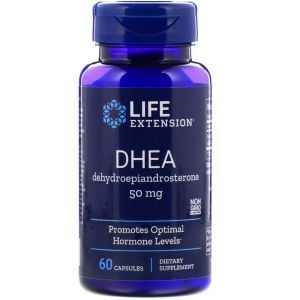 ДГЭА (дегидроэпиандростерон), DHEA, Life Extension, 50 мг, 60 капсул 