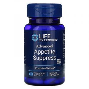 Снижение веса, Appetite Suppress, Life Extension, 60 капсул