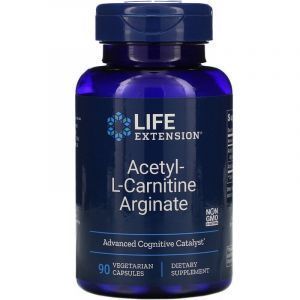 Ацетил карнитин аргинат (Acetyl-L-Carnitine Arginate), Life Extension, 90 капсу