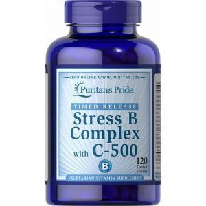 Комплекс В - стресс с витамином С, Stress Vitamin B-Complex, Puritan's Pride, 120 капсул
