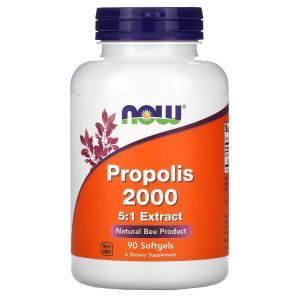 Прополис, Propolis 2000, Now Foods, 90 гелевых капсул  
