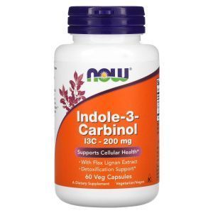 Indol-3-Carbinol, Now Foods, 200 mg, 60 capsule