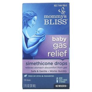 Капли симетикон от детских коликов, Gas Relief, Mommy's Bliss, для новорожденных +, газовое облегчение, 30 мл