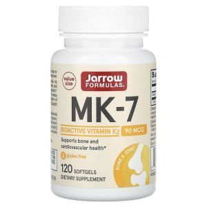 Vitamina K2, MK-7, Vitamina K2, Formule Jarrow, 90 mcg, 120 capsule