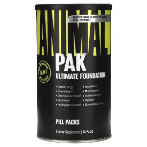 Дополнительная формула для спортсменов, Animal Pak, Universal Nutrition, лучший тренировочный набор, 44 пакета