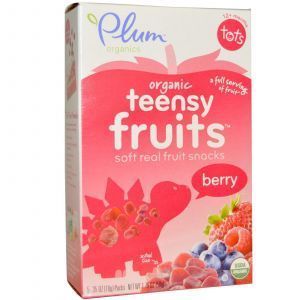 Мармелад для малышей, Teensy Fruits, Berry, Plum Organics, 5 пак.