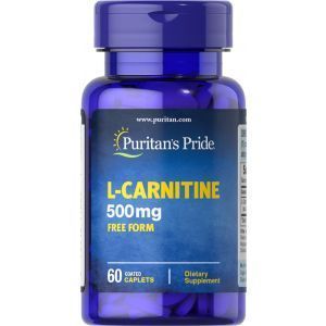 Л-карнитин, L-Carnitine, Puritan's Pride, 500 мг, 60 капсул