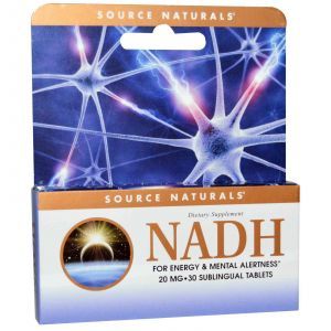 NADH, Source Naturals, 20 мг, 30 таблеток