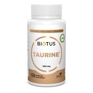 Taurină, Taurină, Biotus, 500 mg, 100 capsule