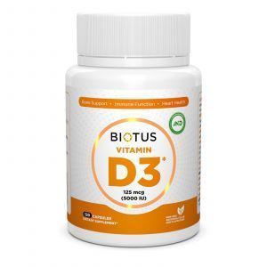 Vitamina D3, Vitamina D3, Biotus, 5000 UI, 120 capsule