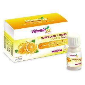 Витаминно-тонизирующий бустер, 7-Day Flash Cure Booster, Vitamin’22, 7 флаконов-доз
