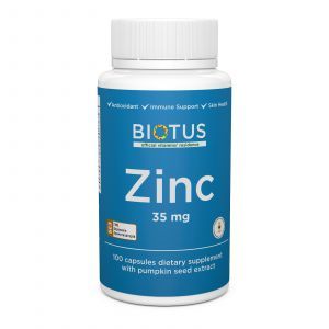 Zinc, Zinc, Biotus, 35 mg, 100 capsule